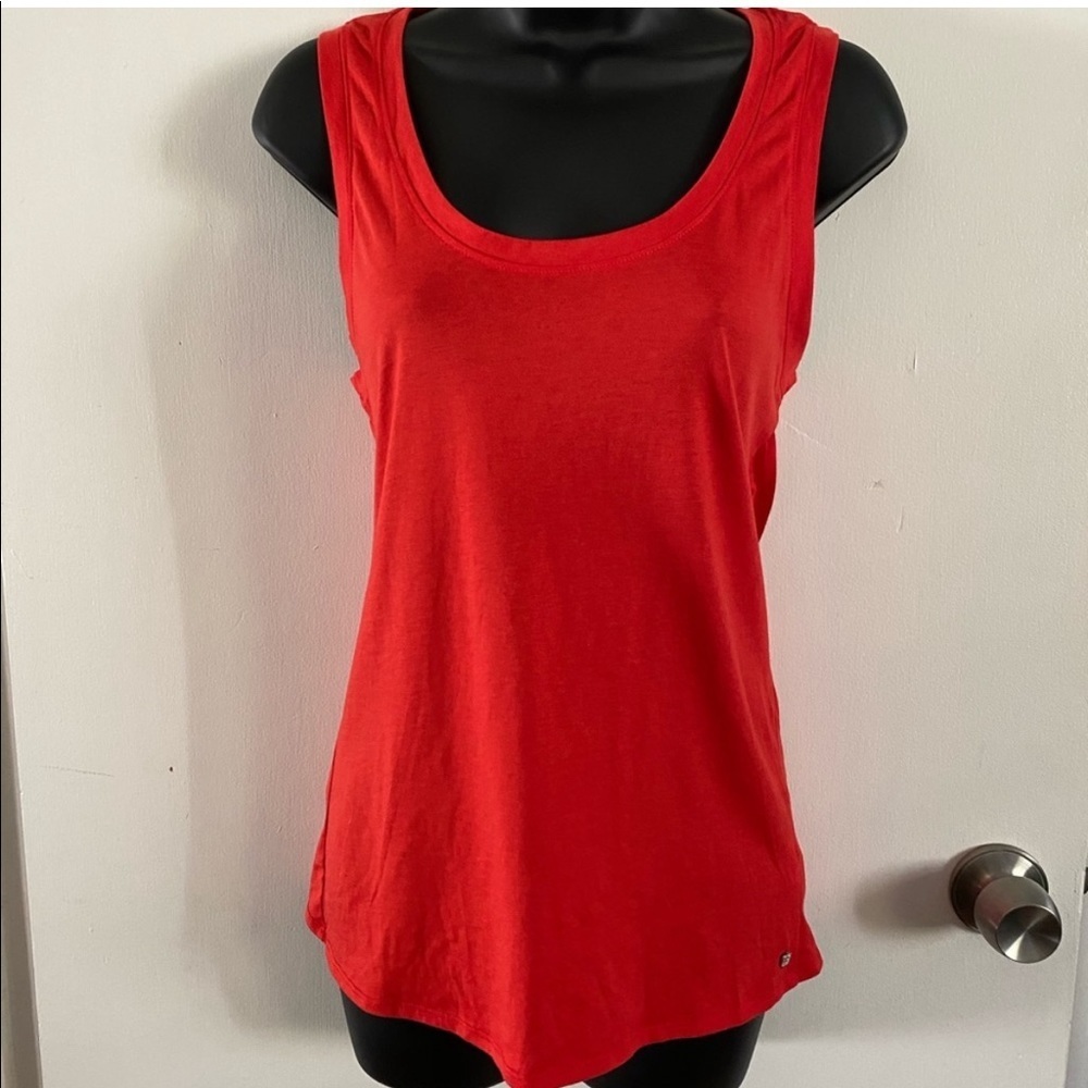 Fabletics red sexy open back tank top XS - Picture 2 of 3